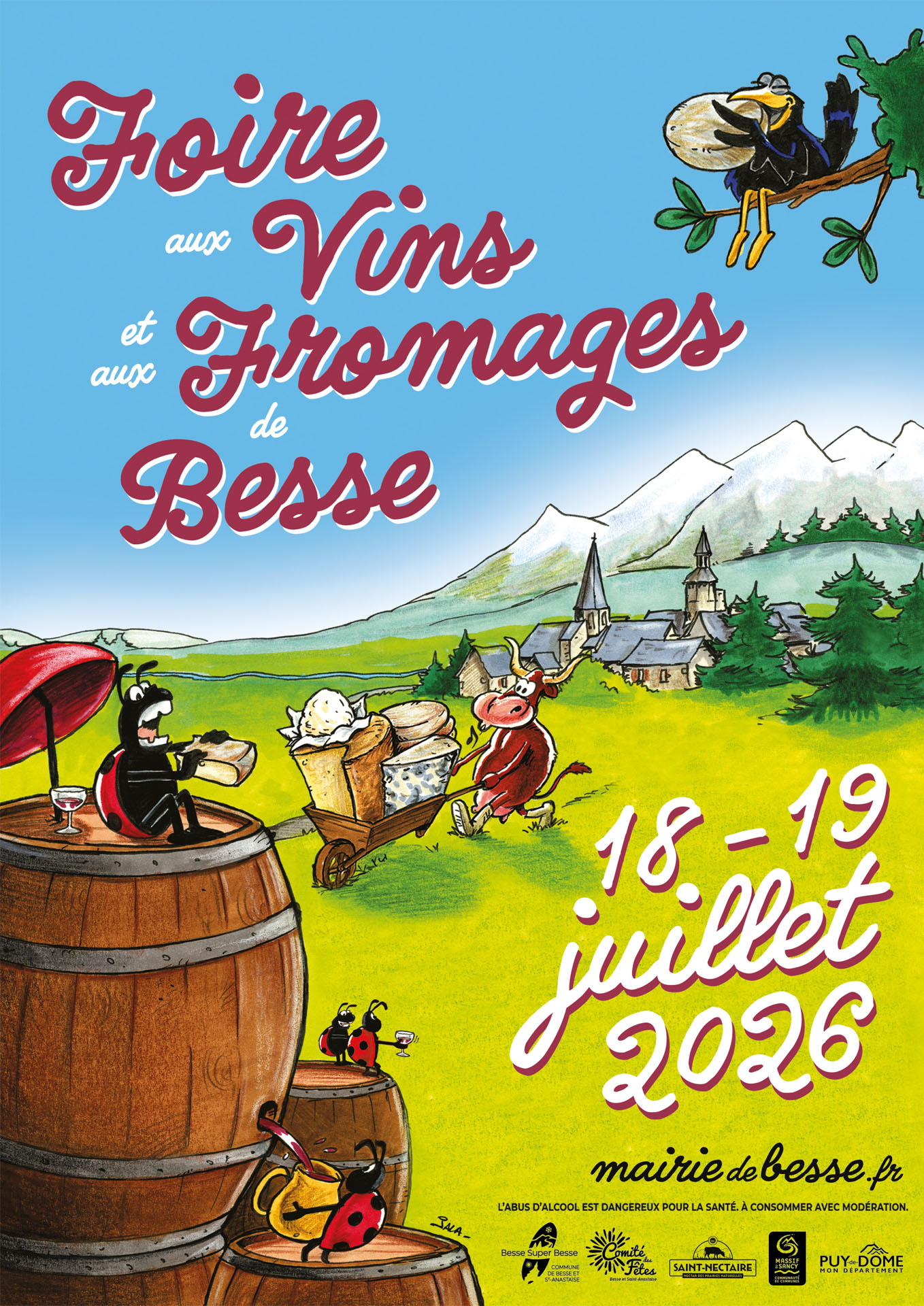 foire aux vins et aux fromages à besse et saint anastaise